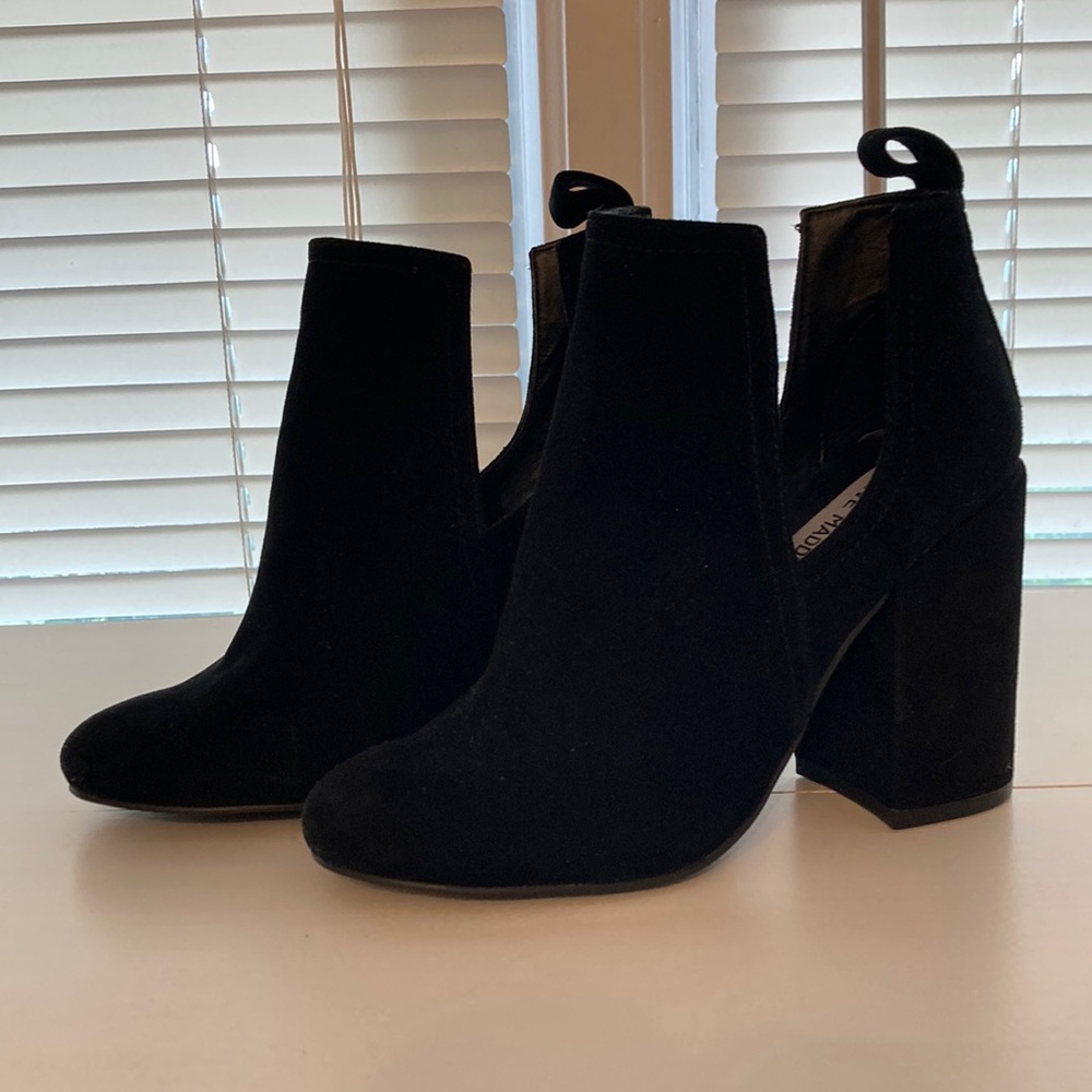 Steve Madden Black Booties